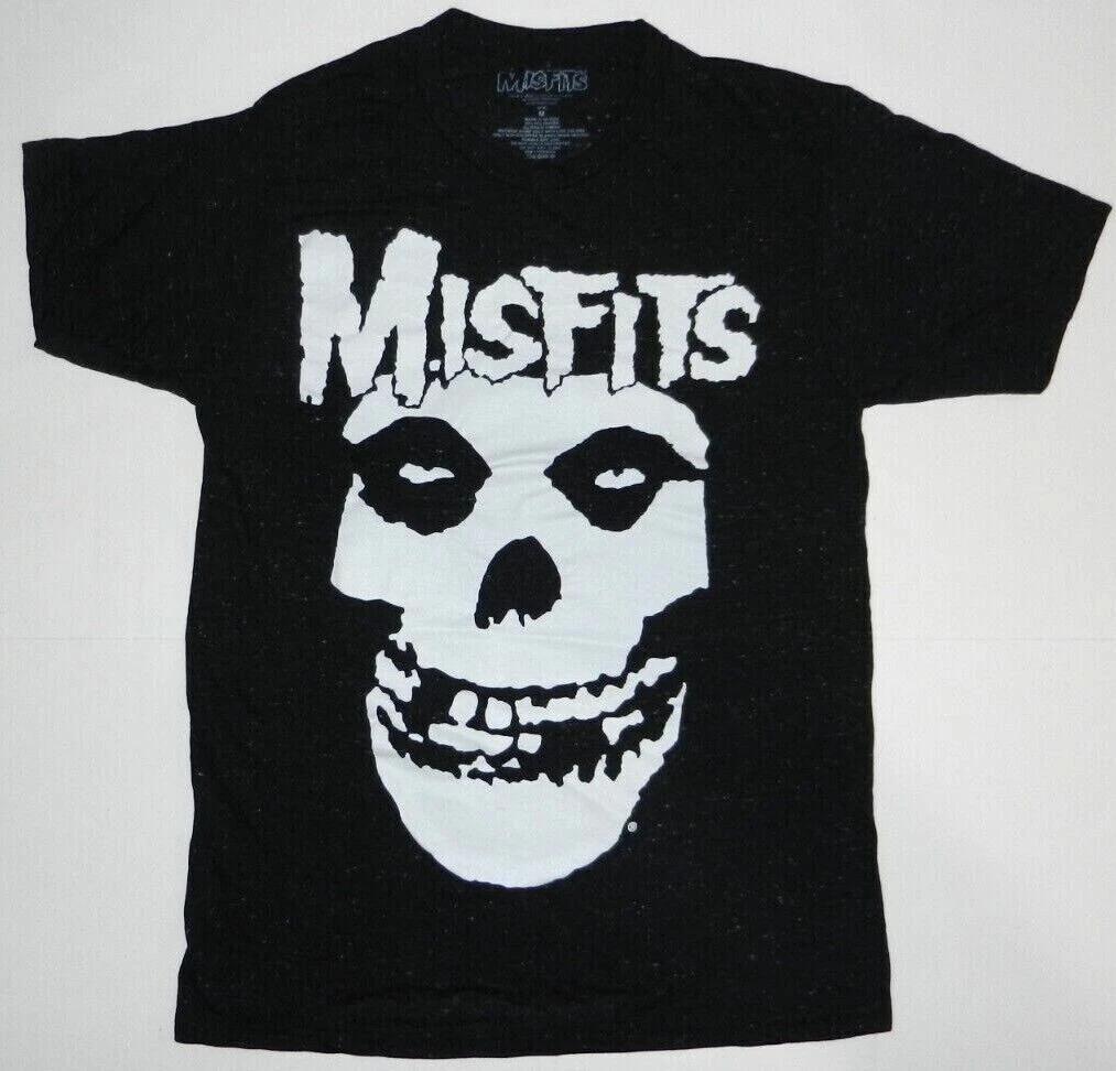 Punk Rock Band Misfits Classic Skull With Logo Tee Shirt New XXXL