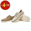 Classic Genuine Leather Casual Shoes Sneakers Man Elevator Shoes Height Increase Shoes for Men Insoles 4CM Sports Leisure Taller