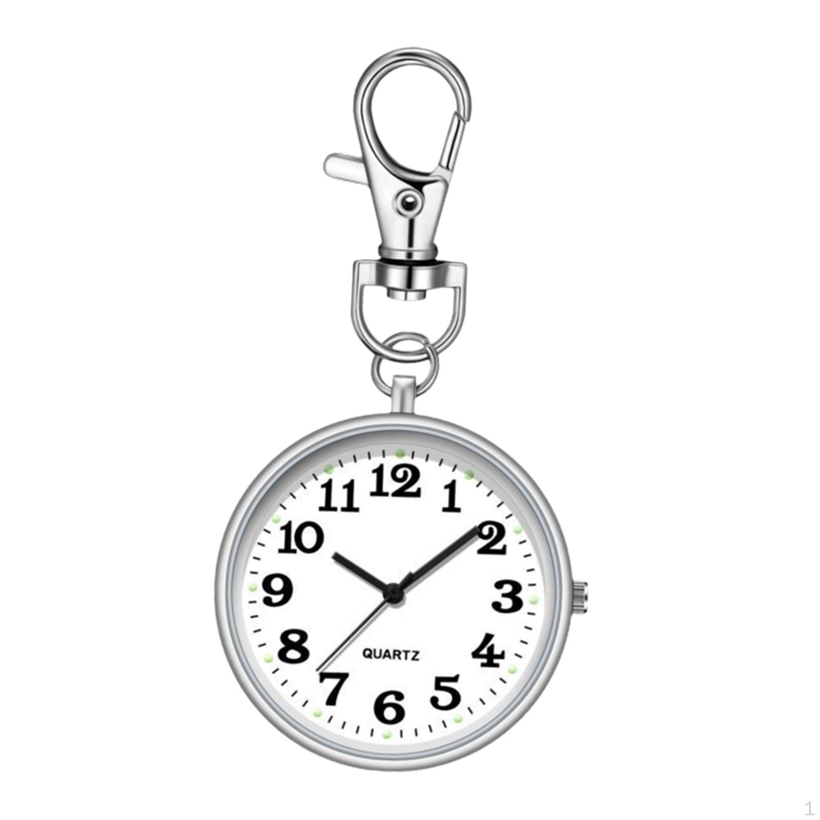 

Брелок карманные часы медсестра часы элегантный портативный женский брелок для серебряный