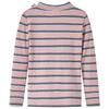 T-shirt enfants à manches longues rayures 2 couleurs et 5 dimensions disponibles
