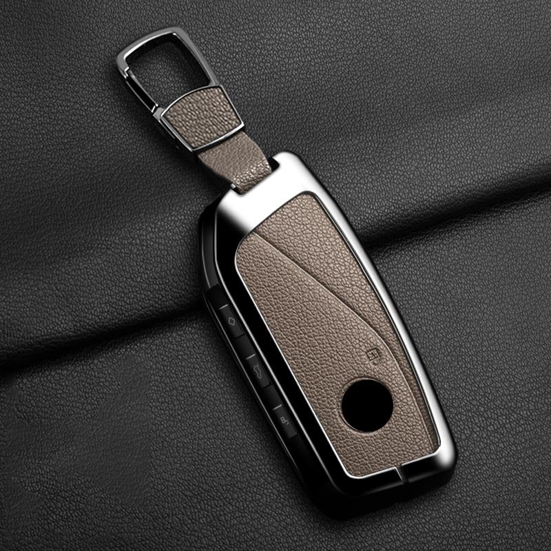 Leather Car Remote Key Case Cover Shell for BMW 7 Series G70 G09 XM U06 G81 M3 2023 I7 X7 G07 LCI IX I20 X1 U11 Protector Fob