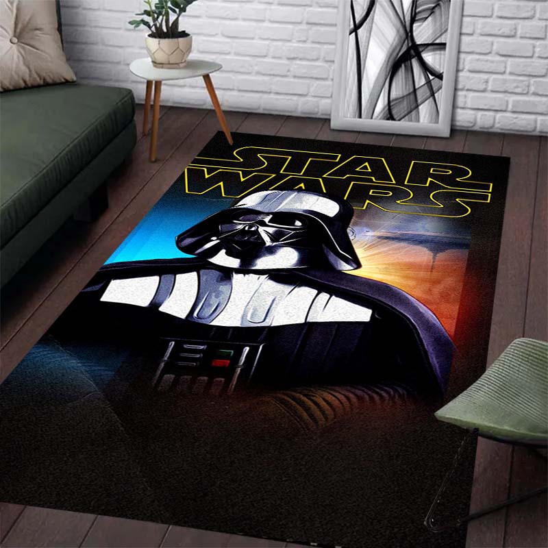 Stylish Star Wars Pattern Carpet - Non-slip Kitchen and Outdoor Carpet, Home and Bedroom Decoration Items, Birthday Gift