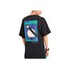Li-Ning Paris Fashion Week Printed Oversized Short Sleeve T-Shirt Men Tops Black AHSQ273-2
