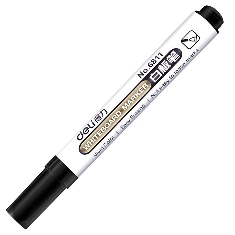 Deli Erasable Whiteboard Marker Pen чёрный