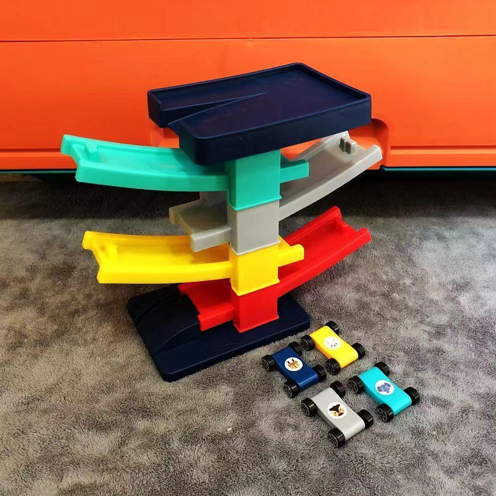 Gliding Track Car: Educational Inertial Toy for Kids 1-6 Years