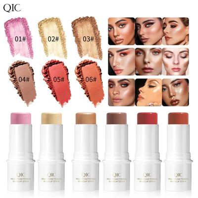 New Multifunctional Grooming Stick 3D Natural Waterproof Stereo Highlight Shadow Blush Makeup Stick Makeup