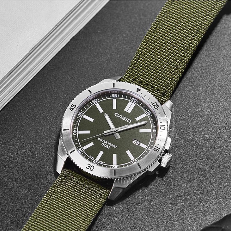 Casio Men Standard Series Green Watch MTP-B155C-3E MTP-B155C-3E