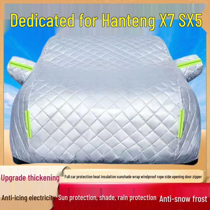 

Hanteng X7S X5 SUV Car Cover: Thickened, Heat Insulation, Sun and Rain Protection, Hail Guard, Sunshade. Hanteng X7