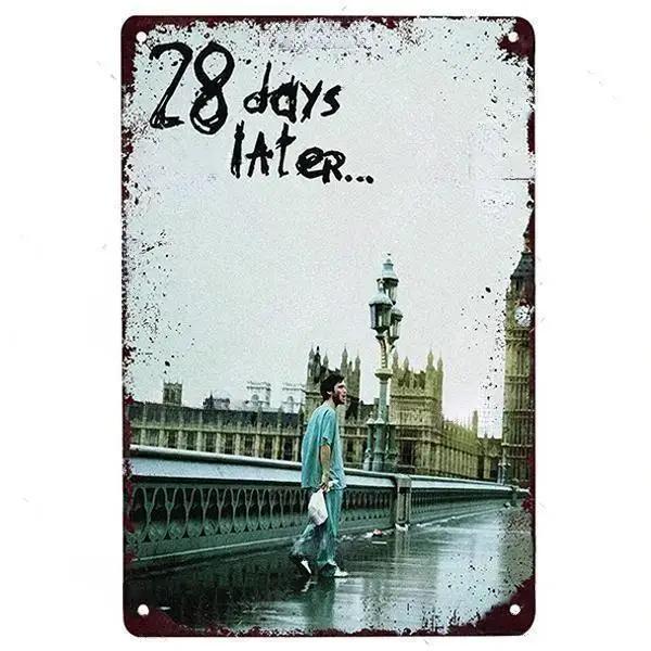 Poster Film Științifico-Fantastic Semn Metalic Placă Vintage Semn din Tinichea Placă Decor de Perete Pentru Bar Club Man Cave Art Pictură Poster Film