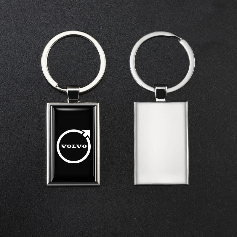Car Emblem Pendant Keychain Metal Key Ring Accessories For Volvo XC90 V90 V60 XC60 V40 S80 S60 S90 C40 XC40 V70 XC70 C30 C70