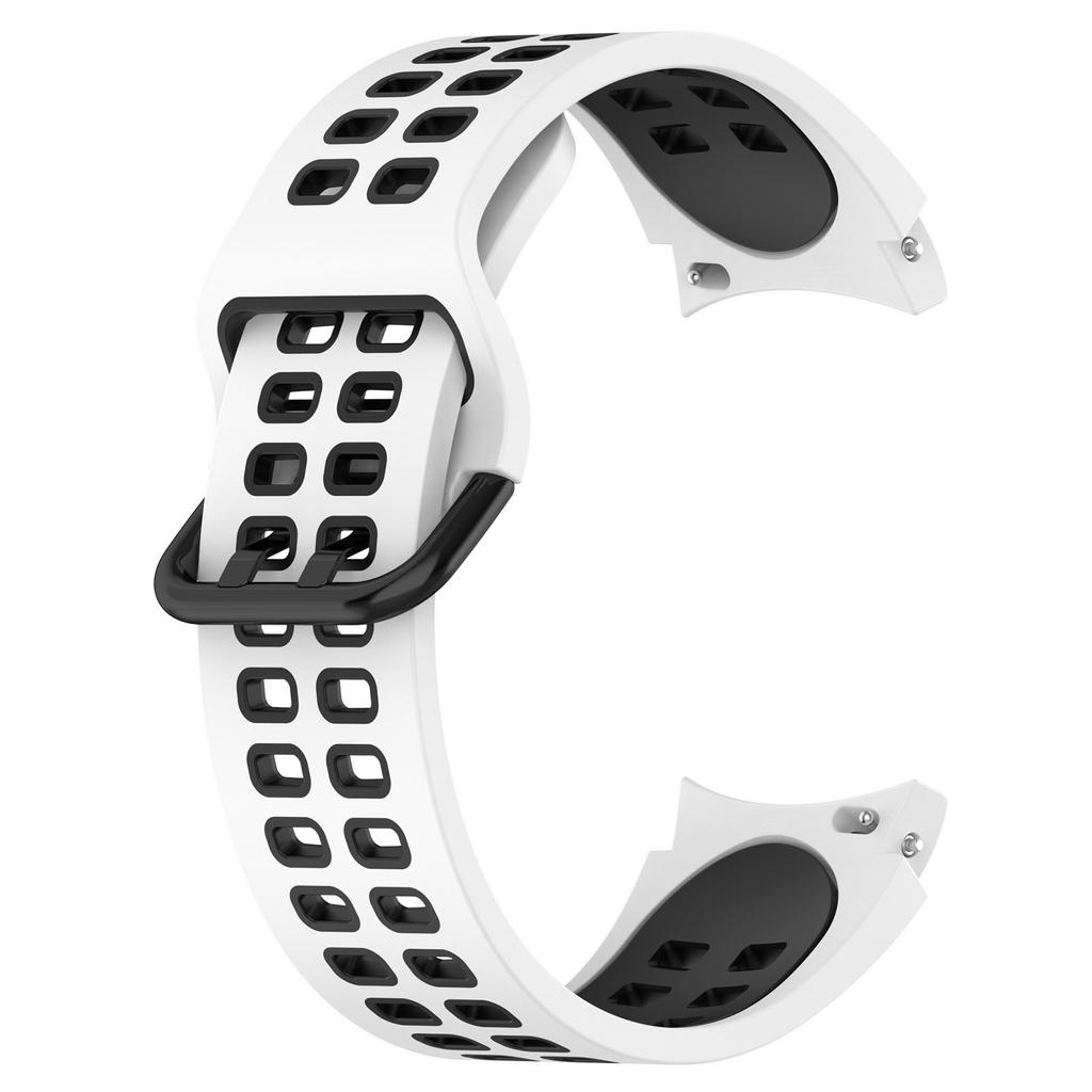 Two-color Silicone Strap for Samsung Galaxy Watch 7/6/Classic/5/4 44mm 40mm 47mm 43mm/5 Pro 45mm Bracelet Watchband Accessories