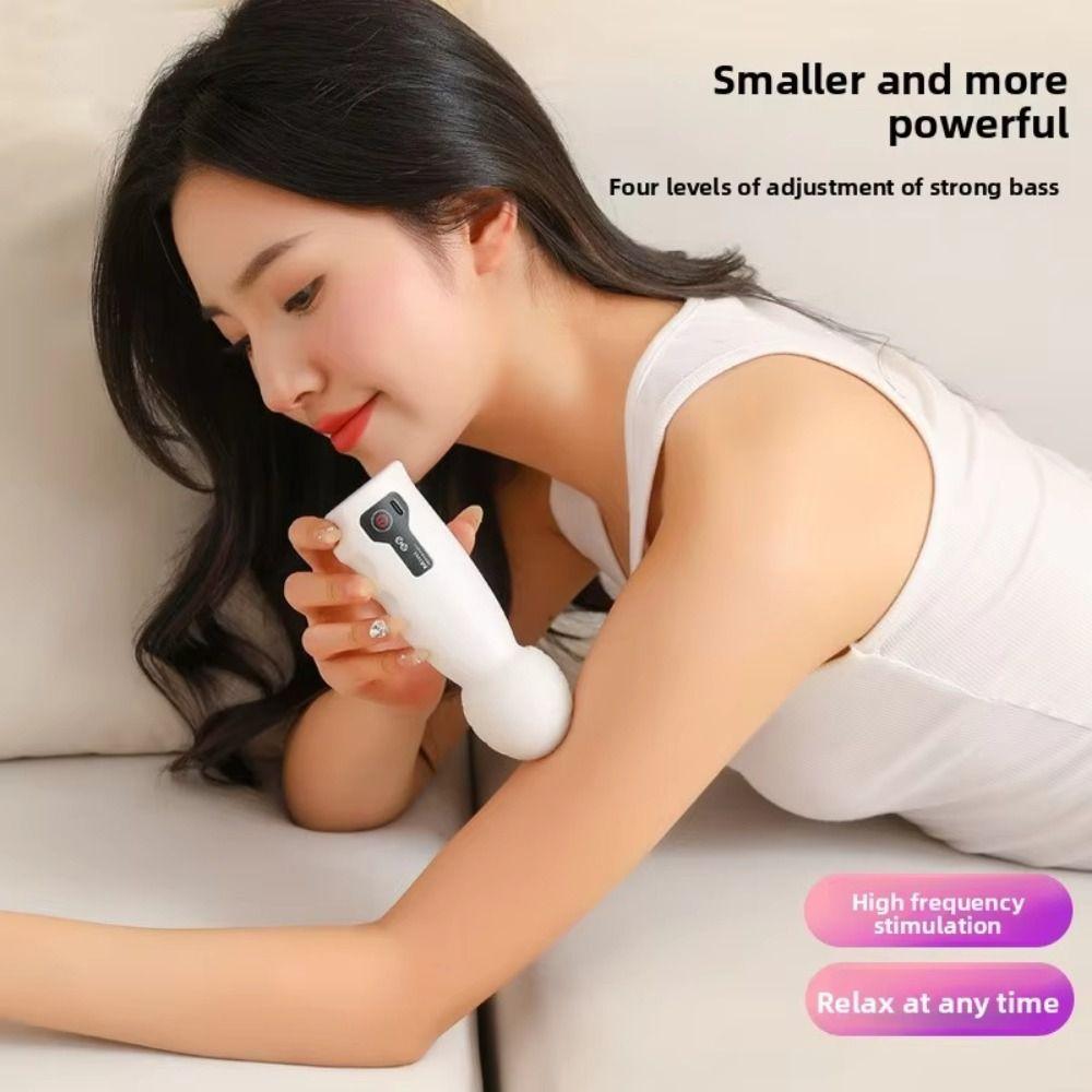 Wear Resistant Deep Tissue Massage Device Soft Massage Head Handheld Muscle Massage Machine  Neck