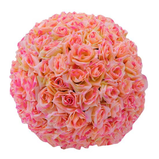 Falske roser ball Plastblomster ball Kunstige roser som ikke falmer for babyshower bryllupsdekorasjon