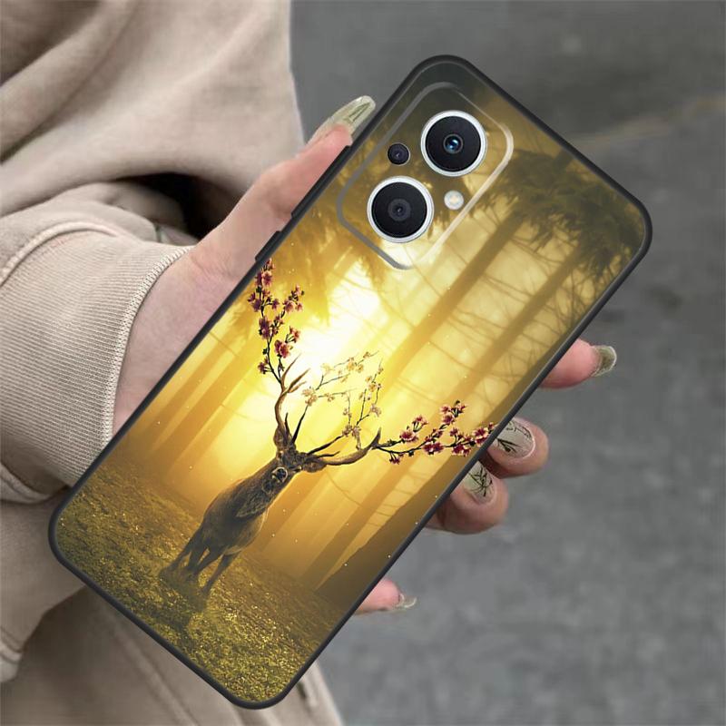 Deer Hunting Camo Case For OPPO Reno 11 F 10 Pro 4 5 6 7 8 Lite 4Z 5Z 8T OPPO Find X3 X2 Lite X6 X5 Pro Cover