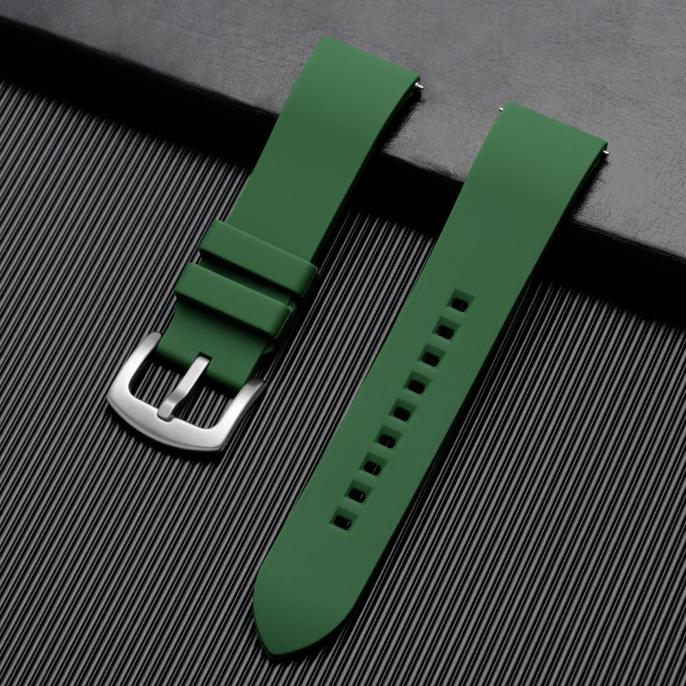 Silicone Watch Band 18mm 19mm 20mm 22mm 24mm Men's Women Sports Watrproof Strap for Rolex for Seiko Watch Replacement Watchband