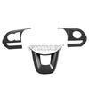 For Toyota Yaris Ativ  2024 ABS Carbon Fiber Interior Accessories Car Center Console Gear Shift Panel Water cup Cover Trim