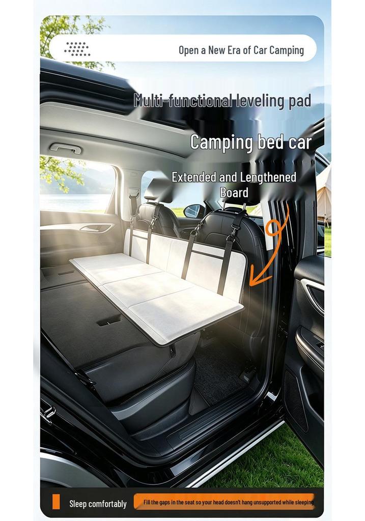 Hongqi Car Bed Head Guard & Folding Mattress for Travel