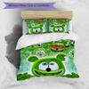 3pcs Gummy Bear1 Design Cover Set - HD Printed Bedding with 1 Cover and 2 Pillowcases - Perfect for Home and Dorm Decor