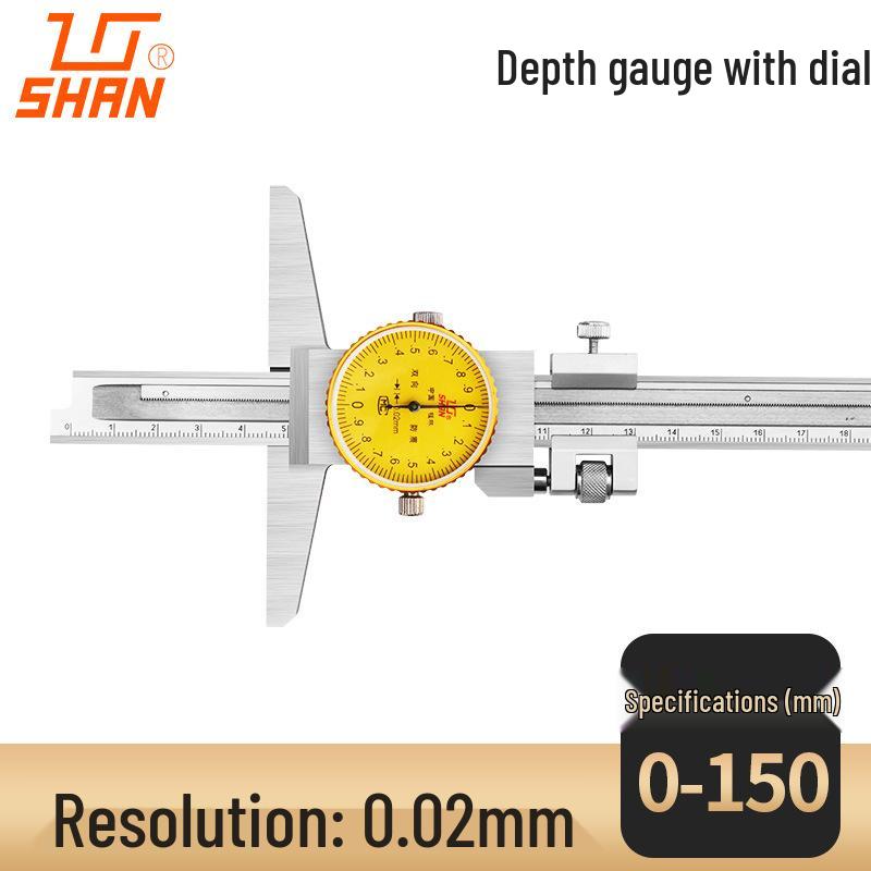 Guilin Gui Liang High Precision Stainless Steel Depth Vernier Caliper Gauge 0-150mm/200mm/300mm