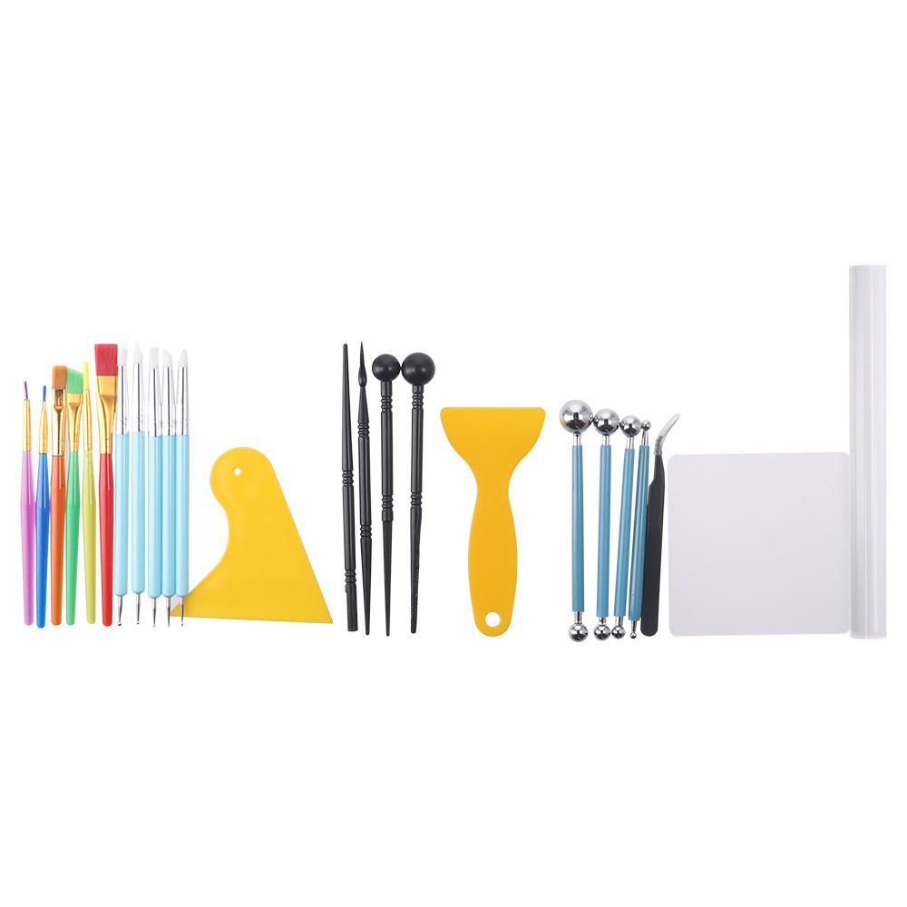 

Багатобарвний двосторонній дизайн, глина, пластик і акрил, кулька, стилус, живопис, любителі ремесел ручної роботи