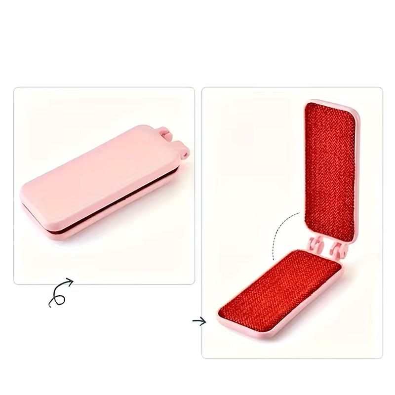 

1 Portable Double-Sided Lint Remover Brush - Home And Bedroom Clothing Cleaning Tool, Suitable For Home Care