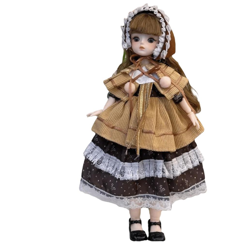Attractive Eyes Princess Dress Up BJD Dolls Princess Makeup Ball Joint Doll Birthday Gift