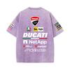 2026 Letní závodní oblek Ducati F1 Tým Red Bull Verstappen Uniforma Krátký rukáv Vintage praná trička Kulatý výstřih Trička