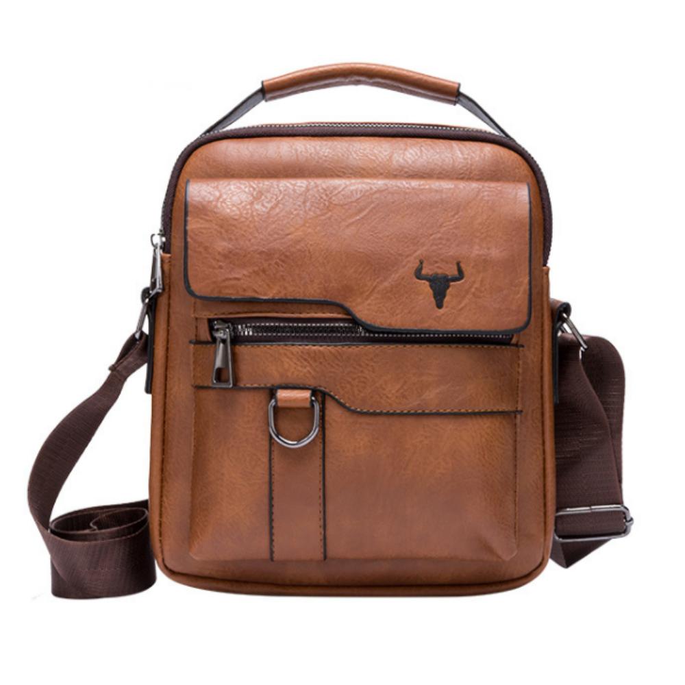 

Blue Mount 1941-2 Unisex Simple Crossbody Bag світло-коричневого кольору