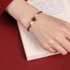Bracelet Little Red Rope Female Cinnabar Red Rope Hand Strap College Entrance Examination Gold Ranking Title Pass Every Exam Lucky Charm Gift for Men
