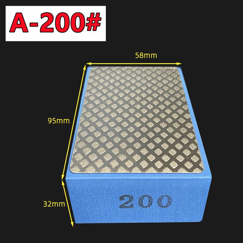 60/100/200/400# Diamond Hand Polishing Pads Tile Glass Abrasive Grinding Block Pad Stone Marble Ceramic Abrasive Sanding Disc