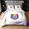 Set Biancheria da Letto Design Anderlecht FC 1 Copripiumino + 2 Federe Morbide Traspiranti Biancheria da Letto per la Casa