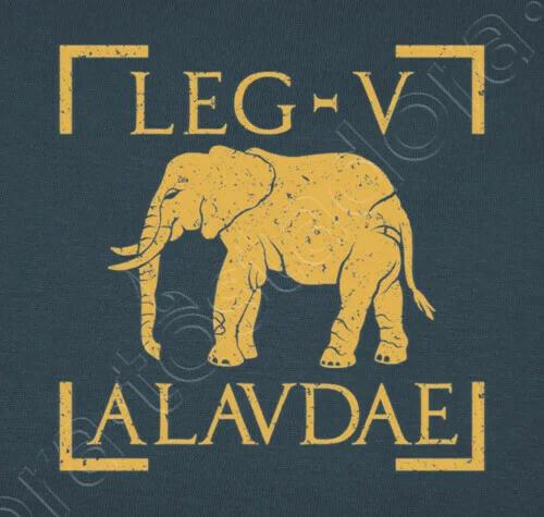 

Legio V Alaudae Roma Legion Elephant Emblem TShirt Summer Cotton ONeck Short Sleeve Mens T Shirt New S3XL 4XL