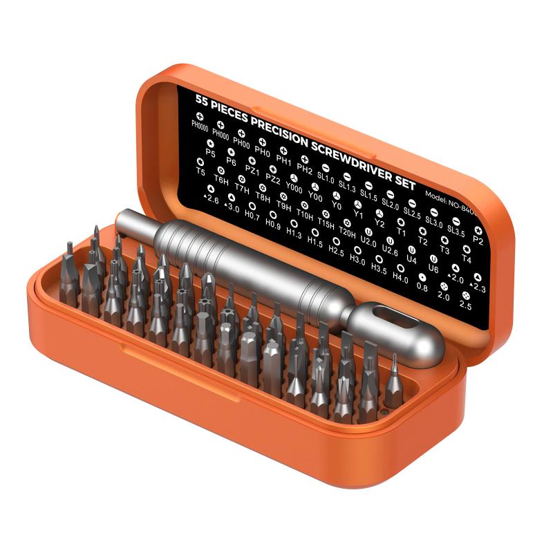 55-In-1 Mini Precision Screwdriver Set Magnetic Repair Tool Kit Torx Hex Bits For Phone Watch Laptop Electronics Diy