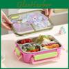 Cute Style Lunch Box With 3 Compartments For School And Office Use