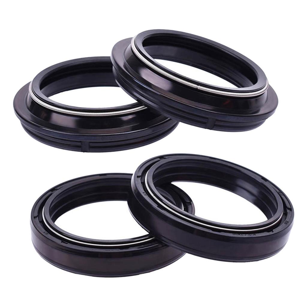Motorcycle Front Fork Shock Absorber Protector Oil Seal and Dust Kit,43x55x9.5/10.5mm,