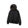 Unisex Wendbare Baumwolljacke mit Fleecefutter und Kapuze - Winter-Essential