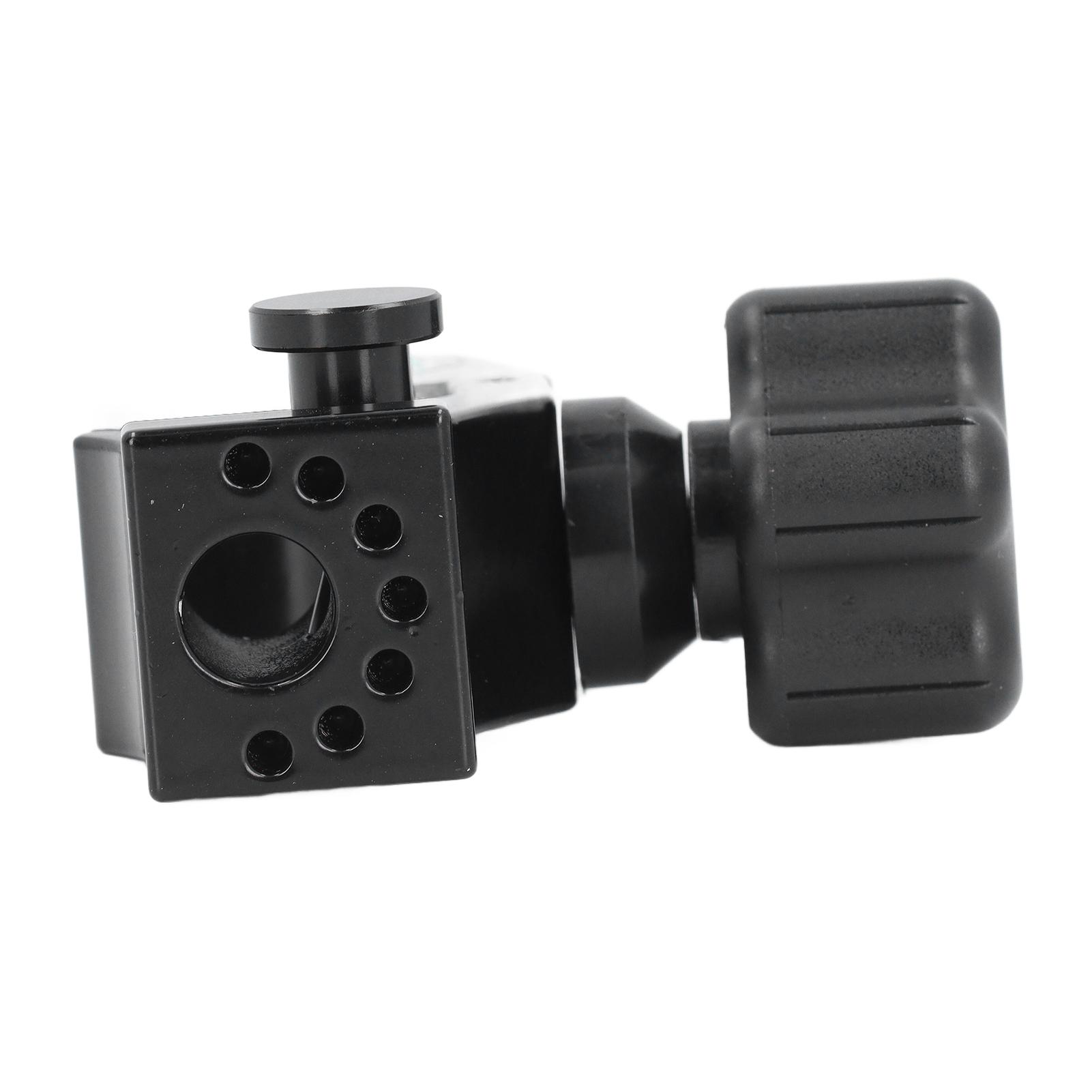32mm Range Pole Cradle Bracket Aluminum Alloy Universal Portable Data Collector Cradle with Compass for GPS Surveying Aluminum alloy