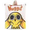 Coperta Morbida Peluche Chikn Nuggit Coperta Plaid in Flanella per Bambini per Divano Sedia Morbida Calda Qualità Copriletto Idea Regalo