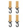 4Pcs Tactically Hanging Buckles Nylon Webbing Buckles Strap Clip Carabiner Belt Clip Outdoor Buckles Strap Easy to Use