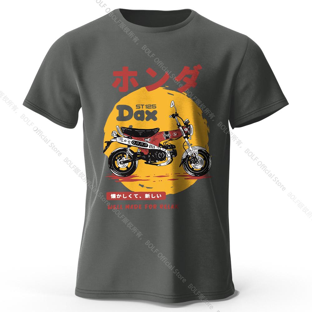 Retro Bike Art T-Shirt 100% Premium Cotton Slim Fit Hand Painted Motorcycle Graphic Tee forRiding Summer Personality Enthusiasts
