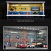Simulation Garage Scene Model With Lights Car Model Display Box Parking Lot Model  Zinc Zinc Alloy Car