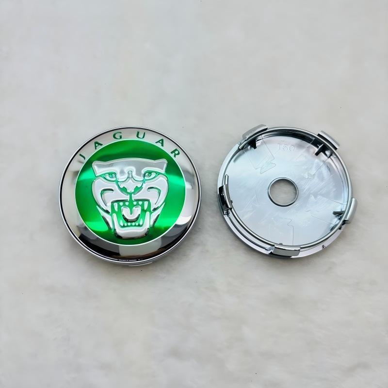 Kryt středového náboje kola Jaguar na zakázku: 60mm Univerzální středová krytka s logem leoparda