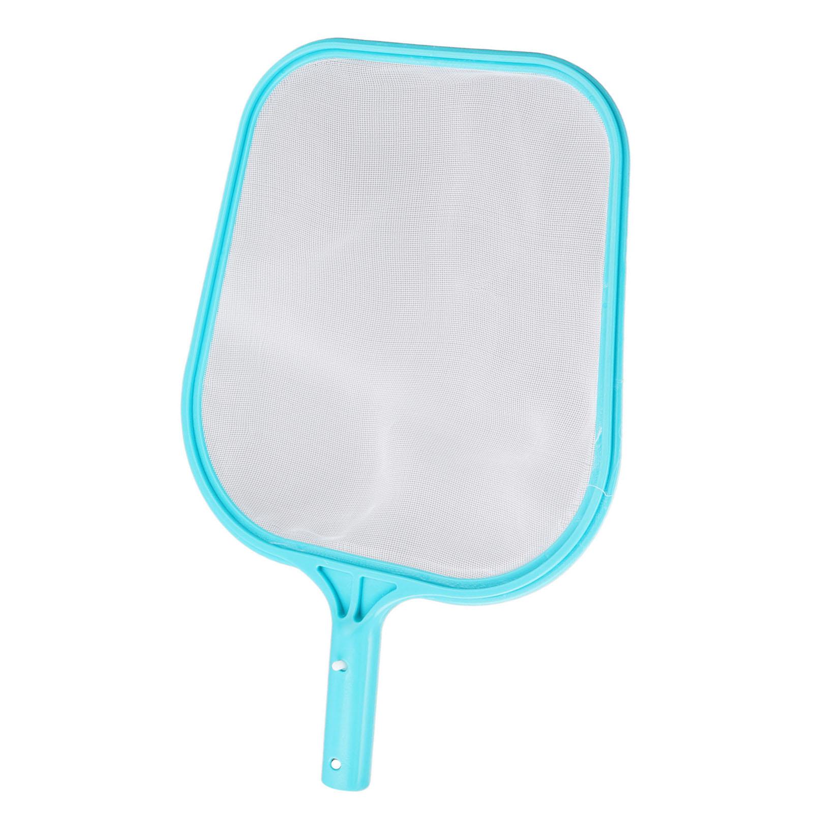 

Pool Net Cyan Quick Cleaning Plastic Structure Nylon Material Pool Skimmer Leaf Net for Hot Tubs Fountains