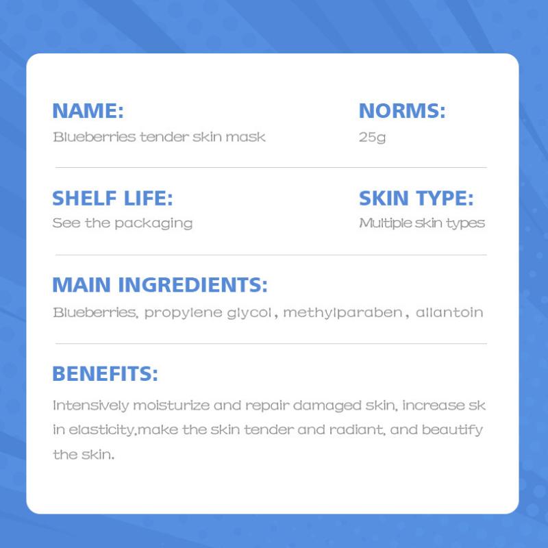 Sadoer Blueberry Rejuvenating Goddess Mask Hydrating Facial Mask