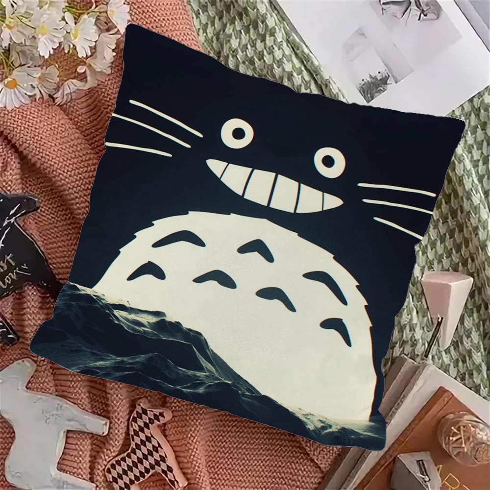 T-TOTOROS Cute  Pillow Case Pillowcase Home Sofa Cushions Car Cushions Pillowcover Office Pillowshell Pillow