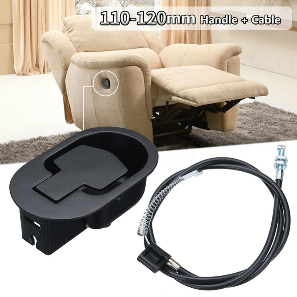 Black finished surface Pull Cable Switch Aluminum accessory parts Furniture Latch Sofa chair refit