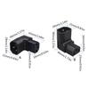 IEC320 C14 to C13 Up/Down Angle Power Plug C14 3 Pin Male To C15 Female Side Bend Conversion Plug Adapter For PC