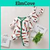 Girls' European And American Style Easter Carrot Romper With Rabbit Ear Hat Spring And Autumn Children's Clothing