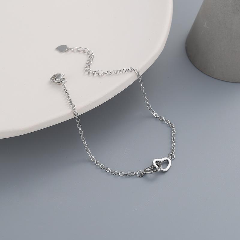 S925 Sterling Silber Armband, einfache und elegante einfache Persönlichkeit Persönlichkeit einfaches Armband, einfache und elegante