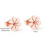 Earrings Small Daisy Stud Earrings Niche Design Temperament Flower Earrings Stainless Steel Plated 14K Gold Jewelry Women
